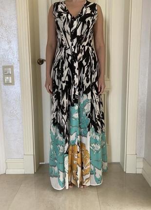 Батистовое платье в цветы , туника, сарафан2 фото
