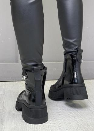 Жіночі шкіряні черевики. зима/демі ptaha_shoes4 фото