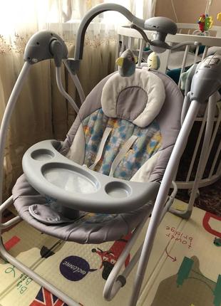 Гойдалка електрична для малюка joy7 фото