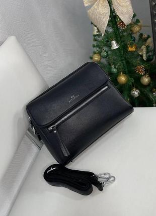 Черная, красивая и удобная сумочка.(кожа зам)1 фото