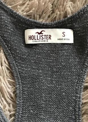 Трикотажная майка hollister3 фото