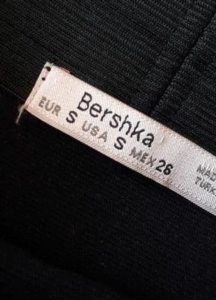 Черная бандажная юбка bershka утягивающая юбка с молниями4 фото