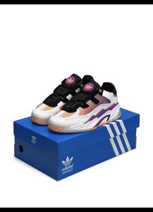 Adidas niteball white black pink w