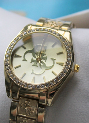 Наручний жіночий годинник guess gold