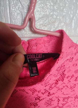 Нарядное розовое неоновое платье coolcat cool cat i am famous 🩷 наш 36-38рр/рост 158-164см5 фото