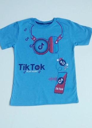 Футболка для мальчика тик ток, tik tok 7-8 лет3 фото