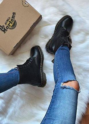 Dr. martens 1460 хутром зимние ботинки6 фото