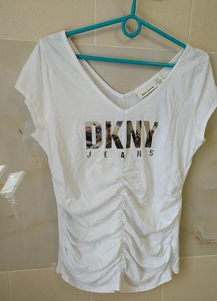 Футболка фирмы dkny. размер xl.3 фото