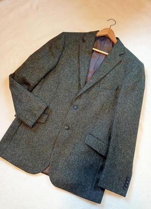 Вовна 100% (шерсть) чоловічий піджак оригінал  m&s розмір l .