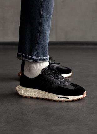 Мужские кроссовки adidas retropy e5 black beige 41-42-43-44