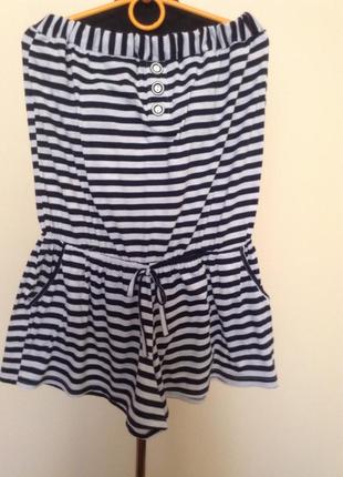 Милый трикотажный комбинезон для лета