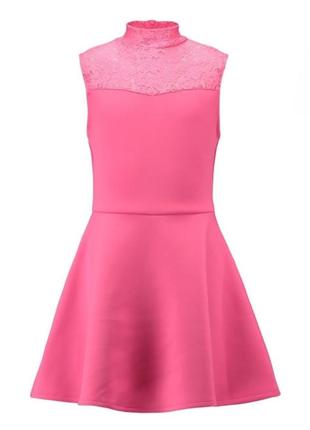 Нарядное розовое неоновое платье coolcat cool cat i am famous 🩷 наш 36-38рр/рост 158-164см10 фото