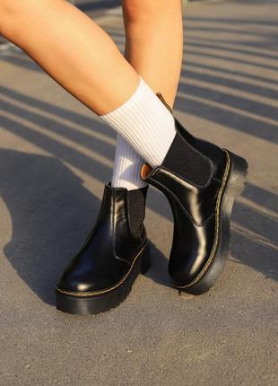 Dr martens jadon chelsea black черевики2 фото