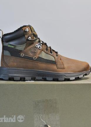 Мужские кожаные ботинки timberland treeline trekker winter