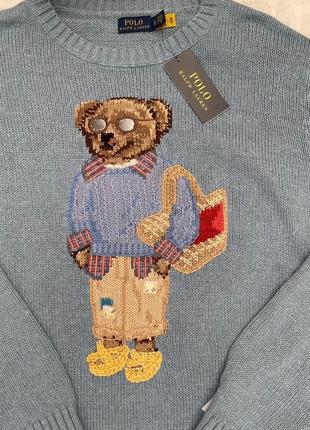 Шикарний новий трендовий светр, джемпер у стилі поло polo ralph lauren2 фото