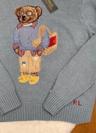 Шикарний новий трендовий светр, джемпер у стилі поло polo ralph lauren4 фото