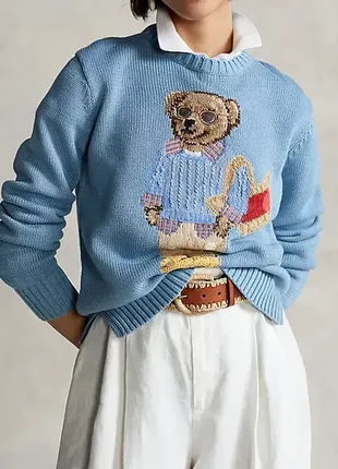 Шикарний новий трендовий светр, джемпер у стилі поло polo ralph lauren9 фото