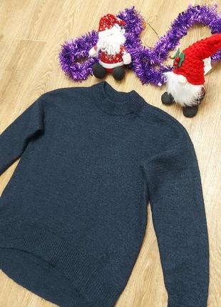 Стильный теплый мохеровый свитер р xs7 фото