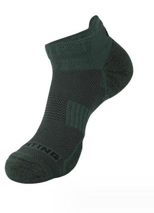 Бігові шкарпетки короткі пізний біг pinting 40-44 зелений