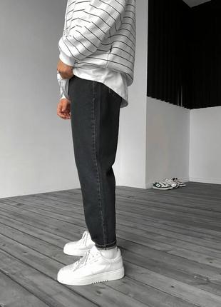 Джинси мом темно-сірі ,чоловічі джинси моми3 фото