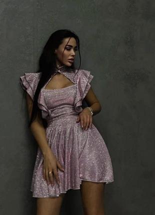 Платье с блестками