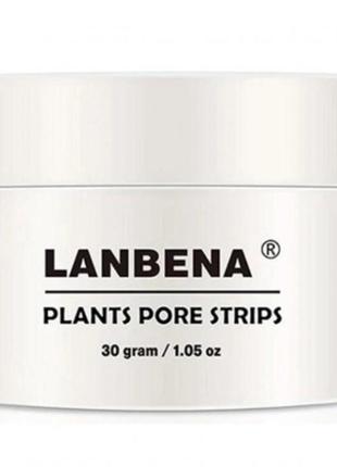 Маска для лица от черных точек lanbena nose plants pore strips, 30 г2 фото