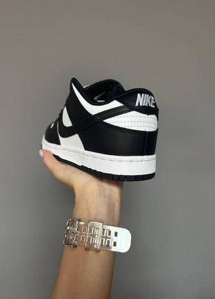 Кроссовки nike sb dunk black / white7 фото