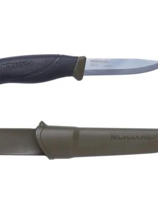 Нож morakniv companion green, нержавеющая сталь