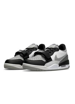 Кроссовки nike air jordan legacy 312 low m white black gray