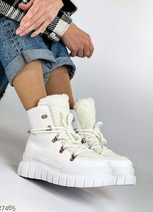 Женские ботинки ботинки зимние стильные 🔥4 фото