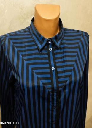 Актуальная изысканная блузка рубашка в полоску модного шведского бренда monki4 фото