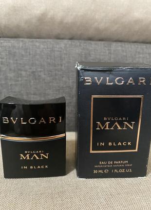 Bvlgari man in black парфумована вода 30 мл, оригінал