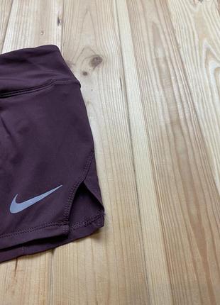 Спортивные коричневые шорты nike dri-fit из новых коллекций running pro combat2 фото