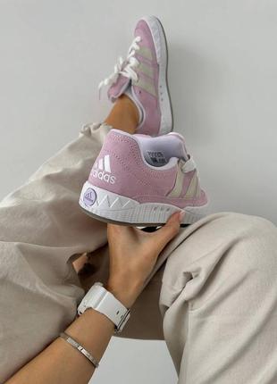 Красивейшие женские кроссовки adidas adimatic pink nmd premium розовые7 фото