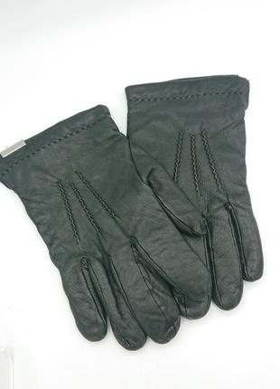 Шикарные кожаные перчатки calvin klein m