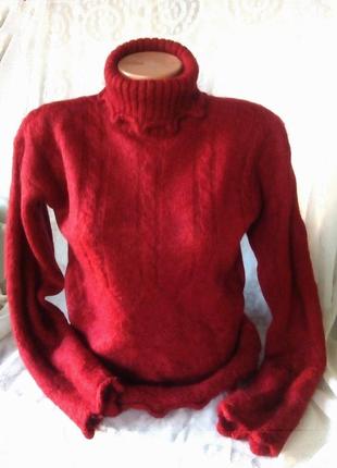 Теплий мохеровий светр, індія1 фото