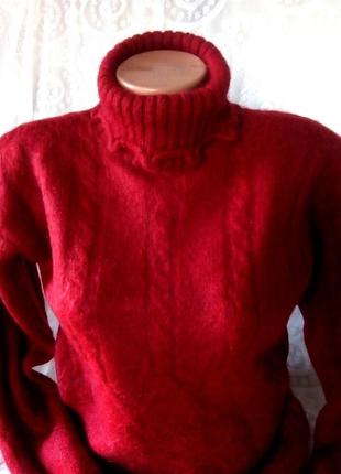 Теплий мохеровий светр, індія2 фото
