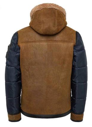 Pme legendusa jacket оригинал,человечья,натуральная кожаная овчина, куртка-дублянка2 фото