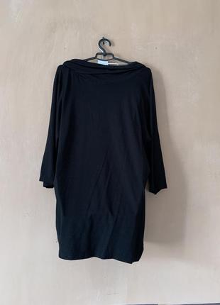 Блуза черного цвета оманка вискоза батал большого размера 58 604 фото