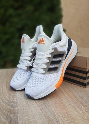 Прекрасные женские кроссовки adidas eq 21 run white белые