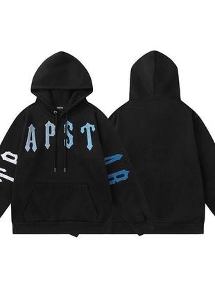 Худи trapstar - black / blue gradient⚫️🔵