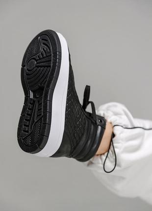 Кожанные ботинки женские демисезонные черные 36-40, ботинки на платформе, полуботинки весенние осенние2 фото