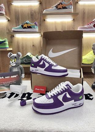 Кроссовки nike air force x louis vuitton by virgil abloh