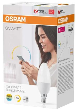 Светодиодная лампа osram smart+ led e14 6 вт