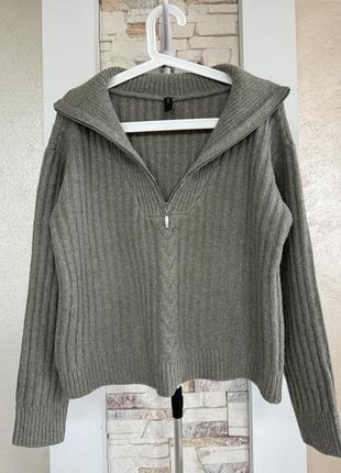 Жіночий светр пуловер напівзіпка y.a.s2 фото