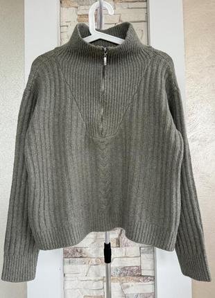 Жіночий светр пуловер напівзіпка y.a.s
