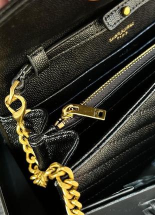 Неперевершена класична сумочка бренд yves saint laurent шкіра4 фото