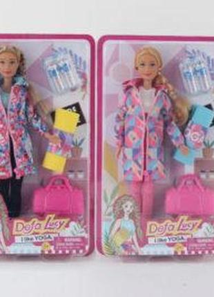 Лялька з сумочкою та аксесуарами 28,5см defa 8477