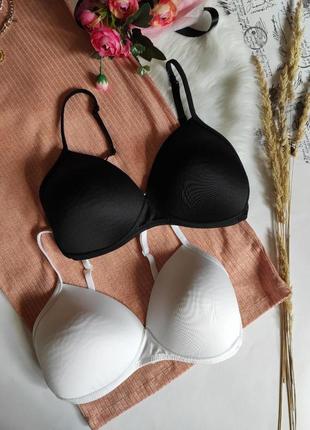 Sale! удобный комплект бюстгальтеров гладких с плотной чашкой без косточек
