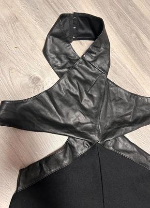 Комбинезон ромпер со вставками эко-кожи missguided3 фото